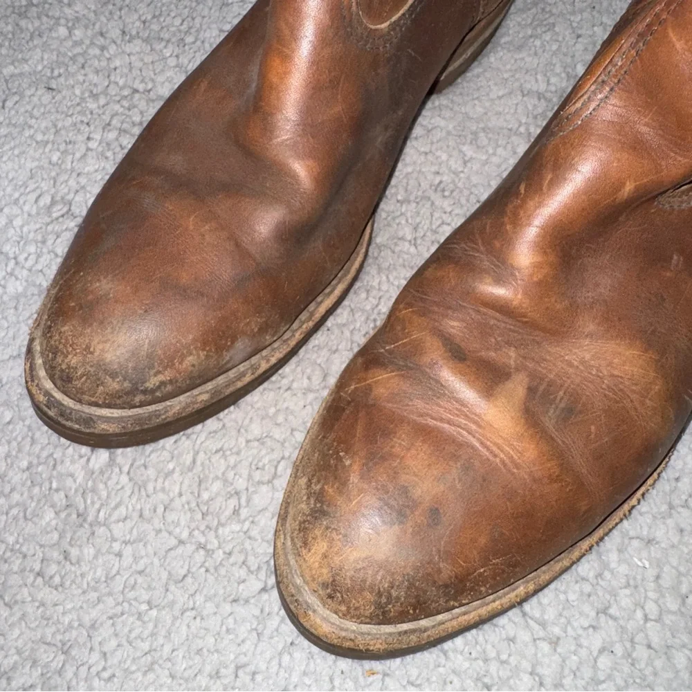 Red Wing Pecos 1155 Brown Leather Pull On Size 12 Men’s Boots - Picture 3 of 9